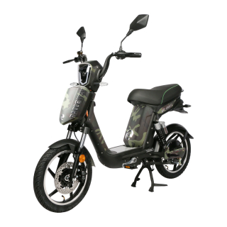 Elektrický motocykel RACCEWAY E-BABETA, maskáč zelený 