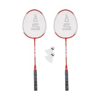 Bedmintonový set SULOV®, 2x raketa, 2x loptička, vak - červený